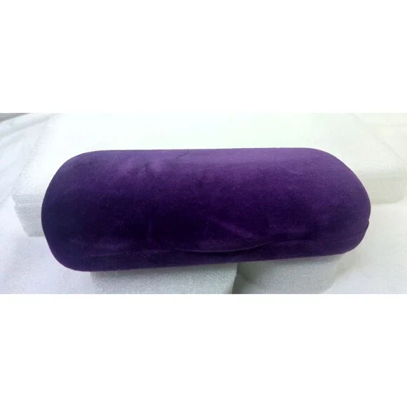 Gucci Velvet Sunglasses Eyeglasses EMPTY Case Clamshell Authentic Purple Felt - Picture 5 of 6